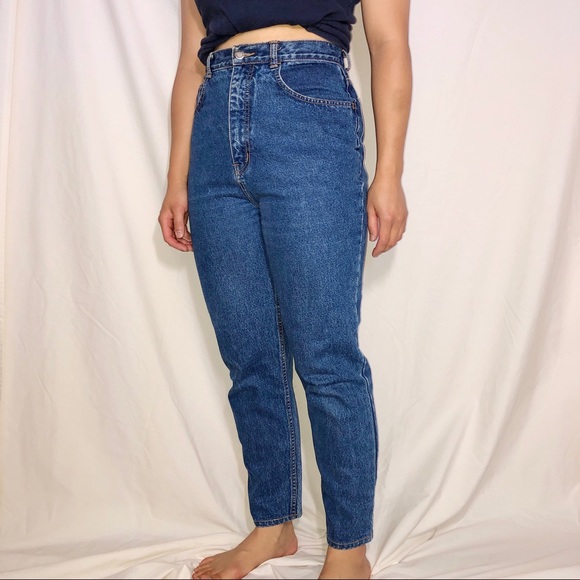 Vintage Moon Embellishment Mom Jeans Sz 26/27 - Picture 3 of 5
